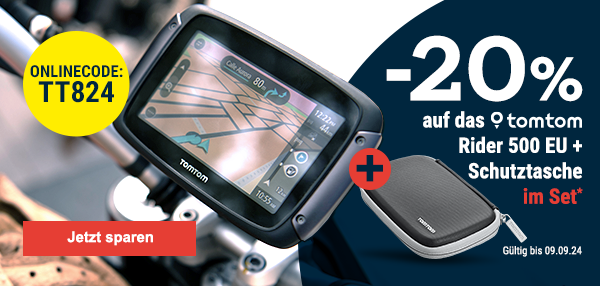 20% Rabatt beim Kauf des Navis und passender Schutztasche*