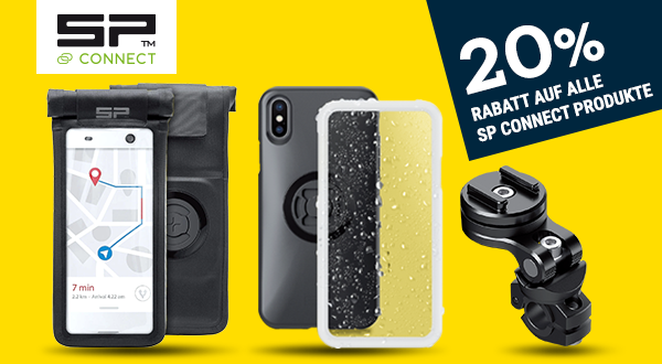20% Rabatt auf alle SP Connect Produkte