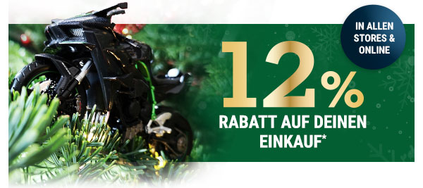 12% Rabatt auf Deinen Einkauf*