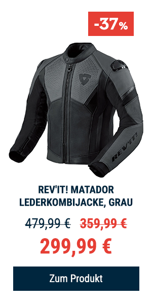 REV'IT! Matador Lederkombijacke Grau