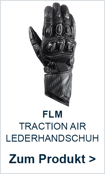 FLM TRACTION AIR LEDERHANDSCHUH LANG SCHWARZ