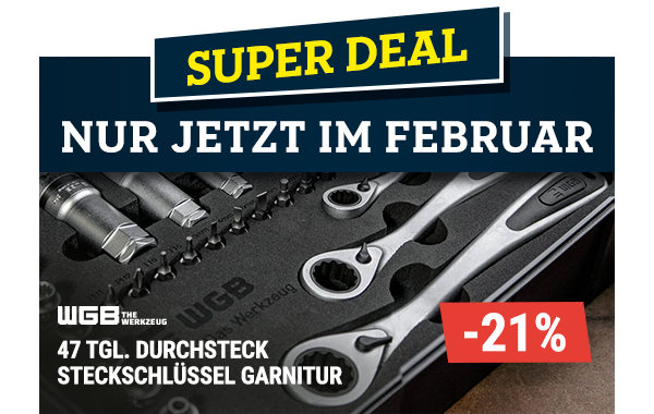 Schau Dir jetzt unsere Super Deals für Februar an