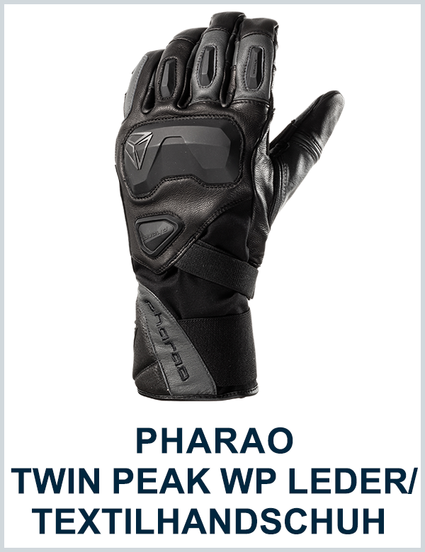PHARAO TWIN PEAK WP LEDER/TEXTILHANDSCHUH LANG