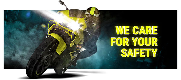 Turn the lights on - we care for your safety