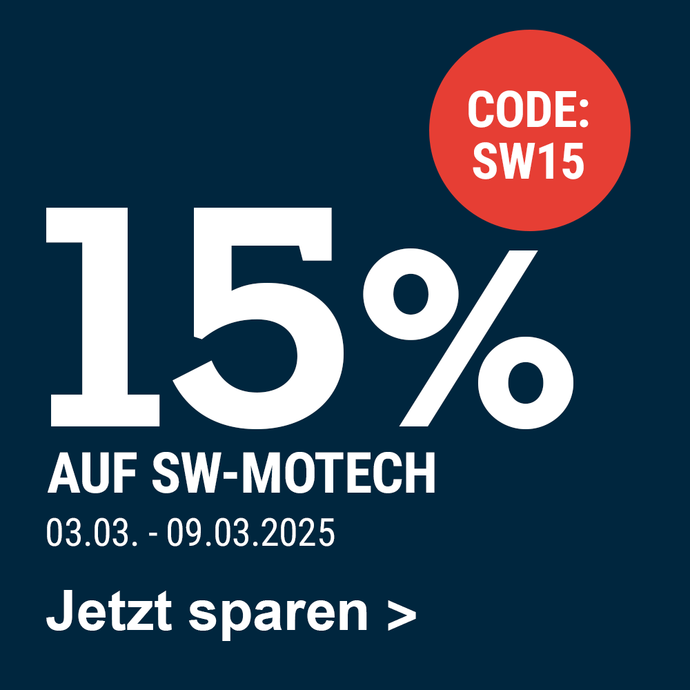 15% Rabatt auf SW-MOTECH