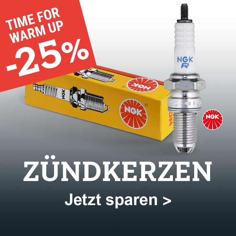 25% Rabatt auf NGK Zündkerzen