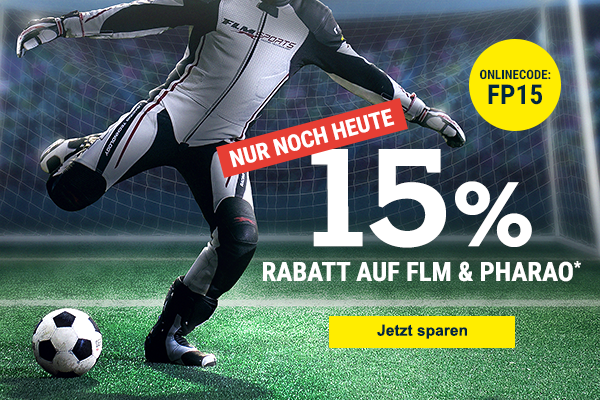 EM Kracher zum Finale: 15% Rabatt auf FLM und PHARAO*