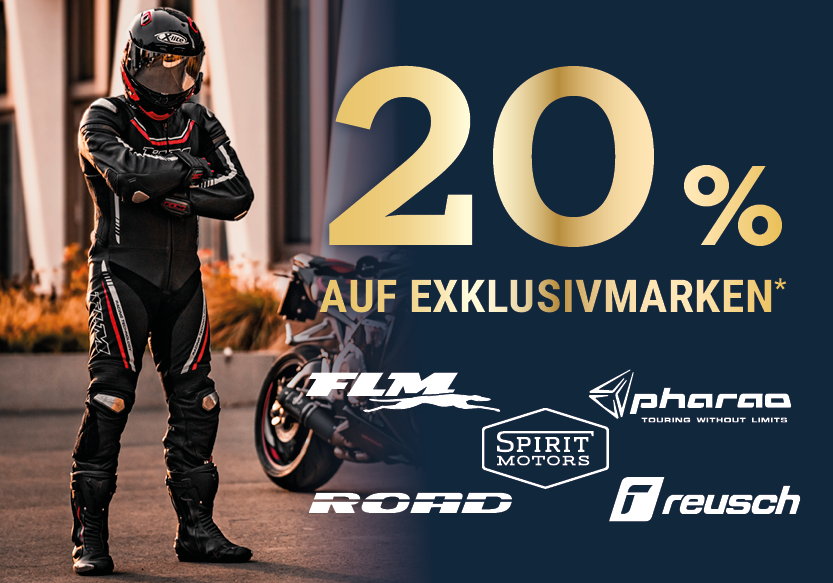 20% Rabatt auf Exklusivmarken* - in allen Stores und online