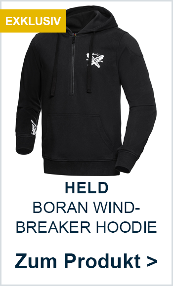 HELD BORAN WINDBREAKER HOODIE SCHWARZ