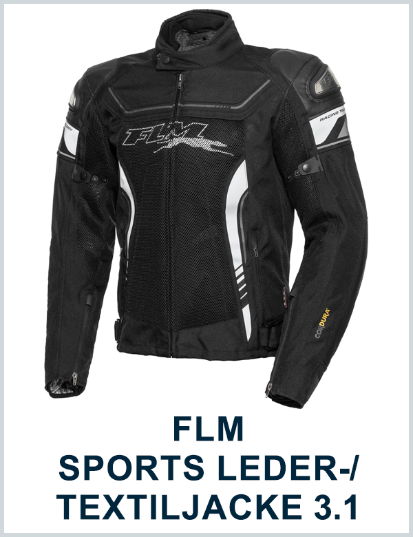 FLM SPORTS LEDER-/TEXTILJACKE 3.1