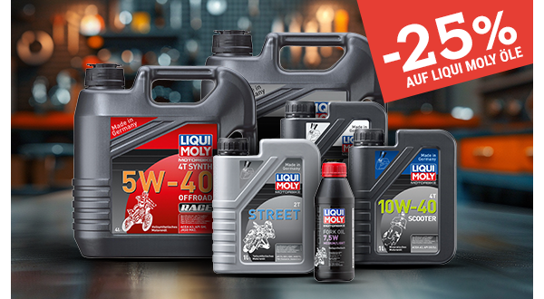 25% auf Liqui Moly Öle - nur für kurze Zeit