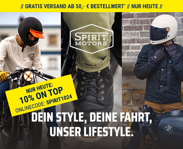 Gratis Versand ab 50,- Euro + 10% auf Spirit Motors = doppelt Sparen!
