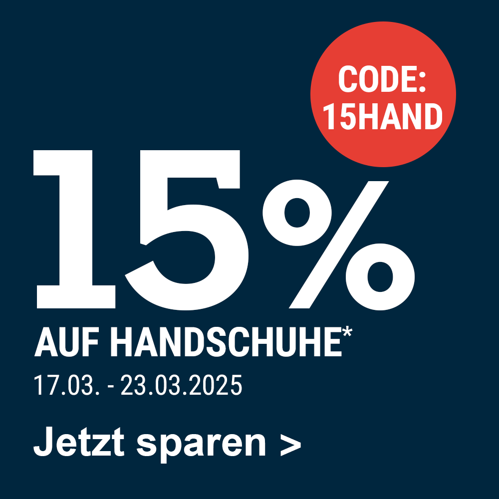 15% Rabatt auf Handschuhe*