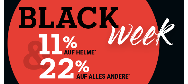 Black Week bei POLO: 11% Rabatt auf Helme* und 22% Rabatt auf alles andere*