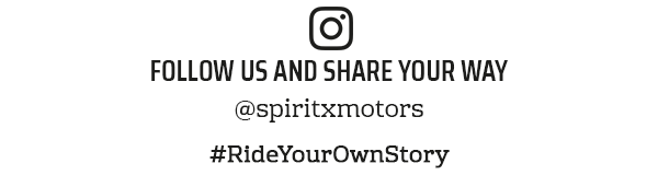 SPIRIT MOTORS – FOLLOW US AND SHARE YOUR WAY