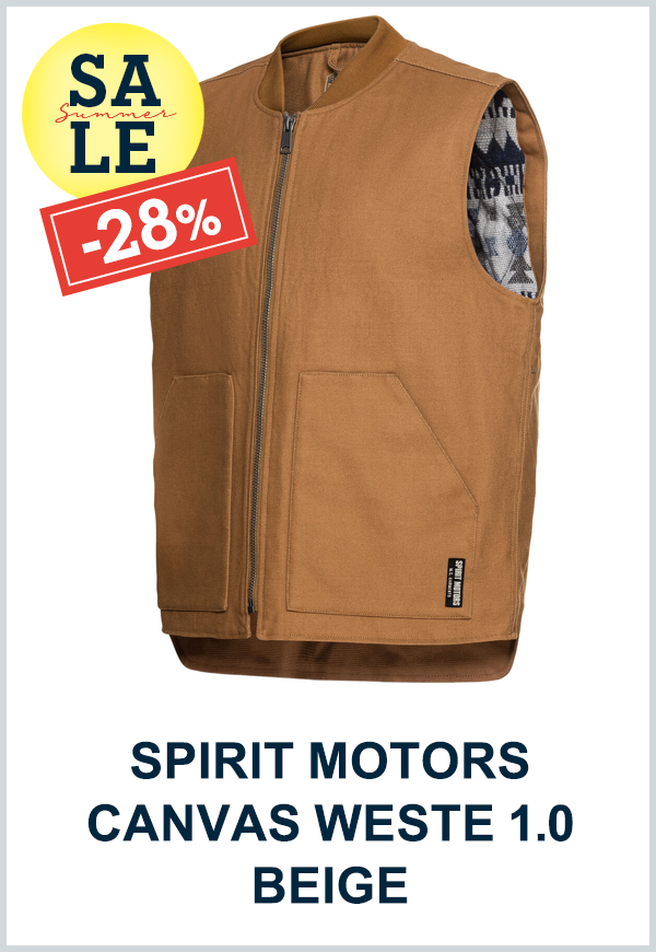 SPIRIT MOTORS CANVAS WESTE 1.0 BEIGE