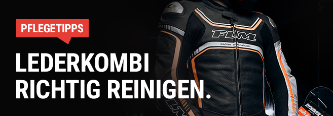 Pflegetipps - Lederkombi richtig reinigen