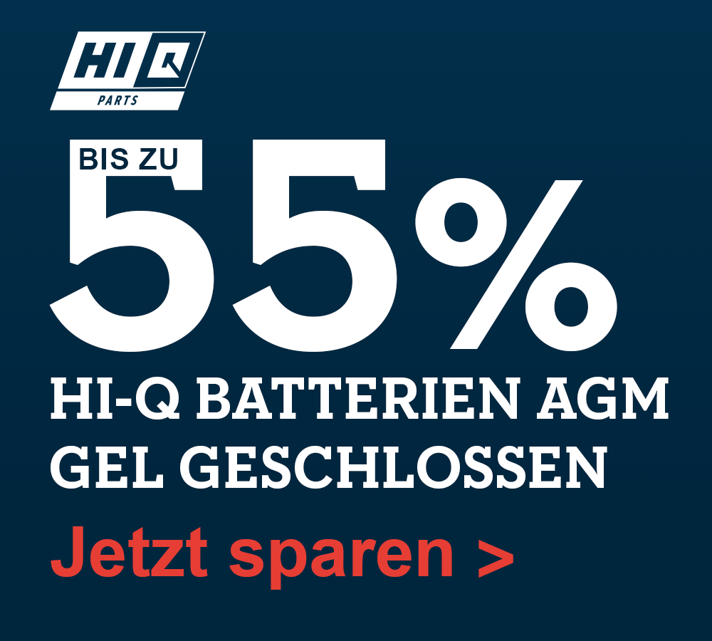 Bis zu 55% auf HI-Q Batterien AGM Gel geschlossen 