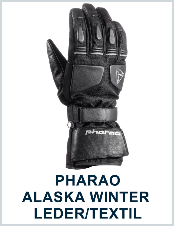 PHARAO ALASKA WINTER LEDER/TEXTILHANDSCHUH LANG