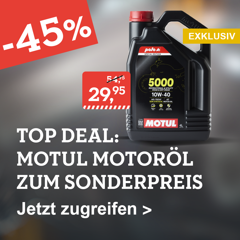 Motul Motul Motoröl teilsynthetisch 5000 4T 10W-40 POLO EDITION 4 Liter