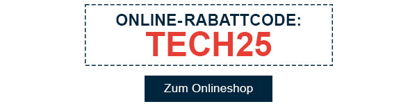 Online-Rabattcode: TECH25