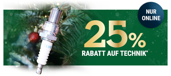 25% Rabatt auf Technik*