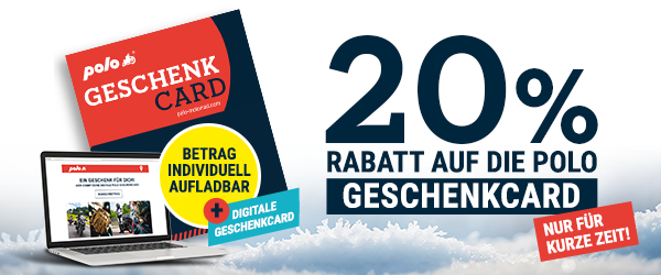 20% Rabatt auf die POLO GeschenkCard