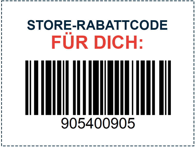 Store Rabattcode für DICH!