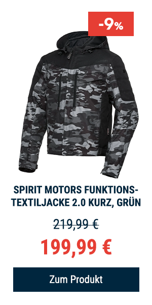 Spirit Motors Funktions-Textiljacke 2.0 kurz Grün