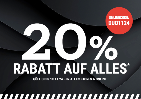 Nur kurz 20% auf ALLES*! Start der Helden-Wochen. 🚀