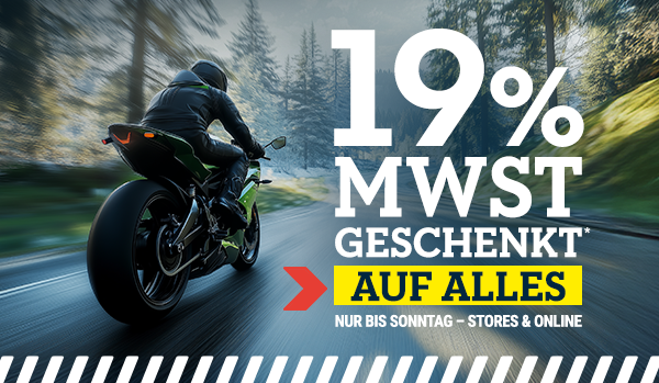 19% MwSt geschenkt* - Auf alles.