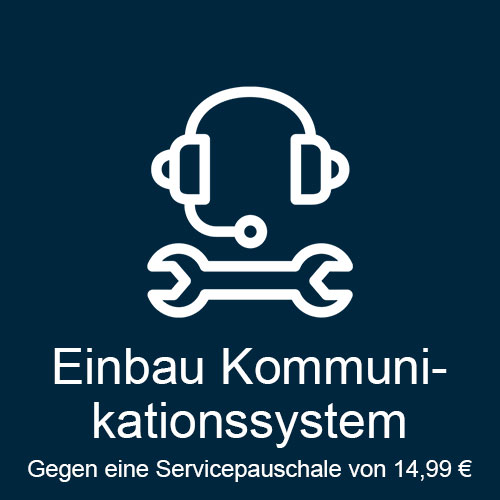 Einbau Kommunikationssystem im POLO Store - Servicepauschale 14,99 Euro