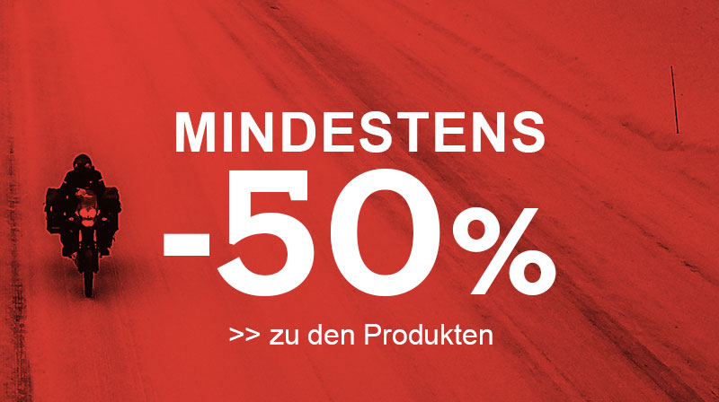 Mindestens 50% Rabatt