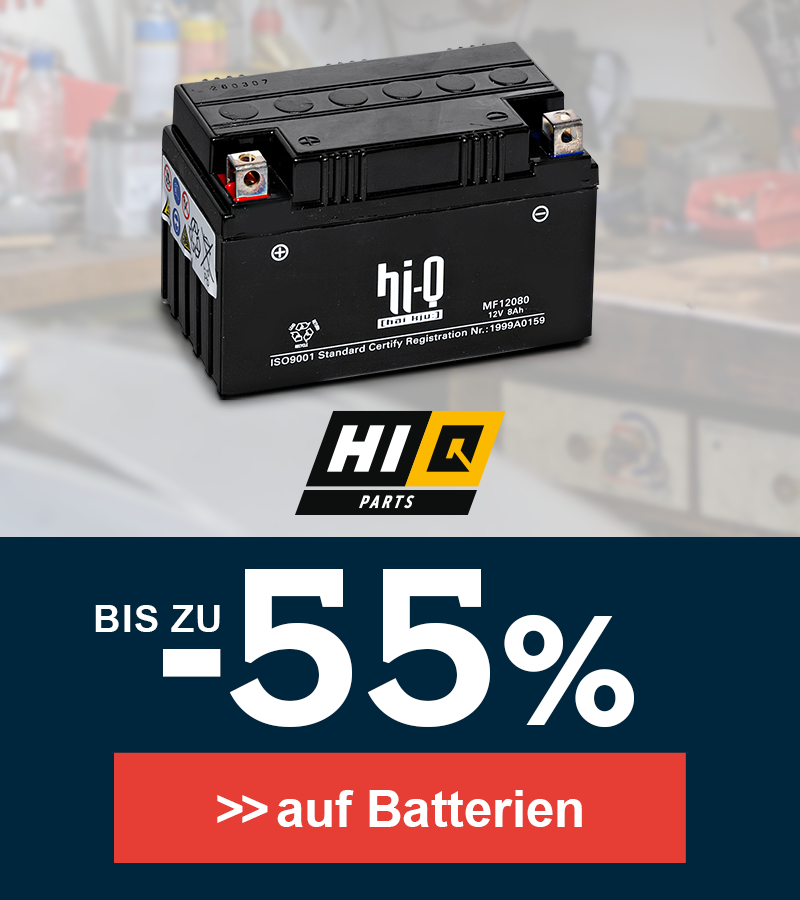 Spare bis zu 55% auf HI-Q Batterien