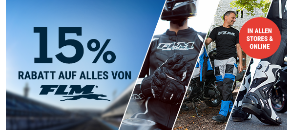 15% Rabatt auf alles von FLM* - in allen Stores und online