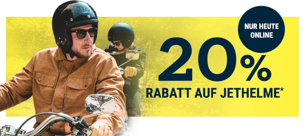 SUPER SUNDAY SPECIAL - 20% Rabatt auf Jethelme*
