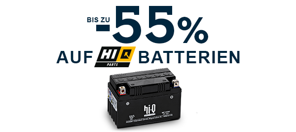 Bis zu 55% auf HI-Q Batterien