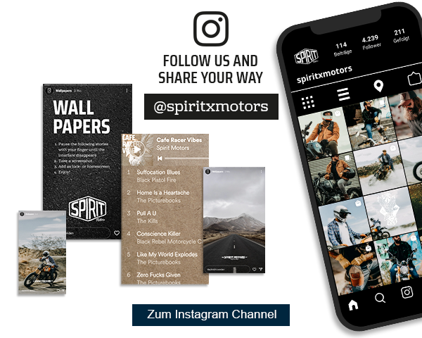 Entdecke den neuen Instagram Channel von SPIRIT MOTORS