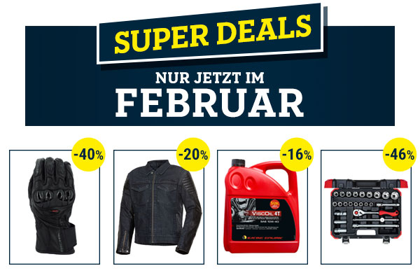 SUPER DEALS - entdecke die neuen Deals für Februar
