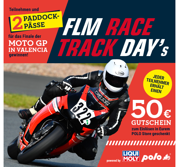 FLM RACE TRACK DAYS - Meld Dich jetzt an