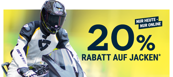 SUPER SUNDAY SPECIAL - 20% Rabatt auf Jacken*