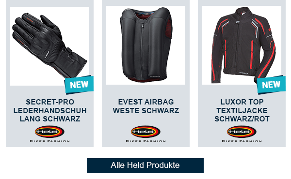 Entdecke die Artikel von HELD im POLO Onlineshop