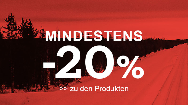 Mindestens 20% Rabatt