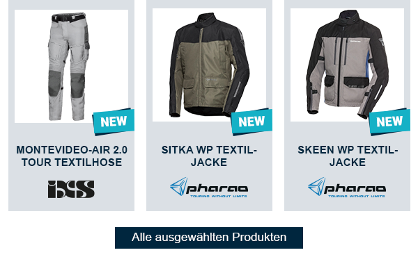 Ausgewählte Touring Artikel bis zu 33% reduziert