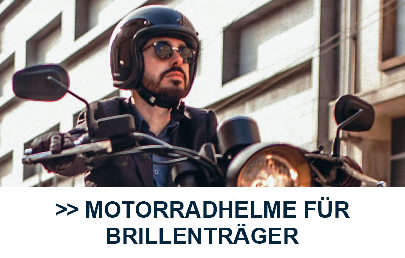 Motorradhelme für Brillenträger