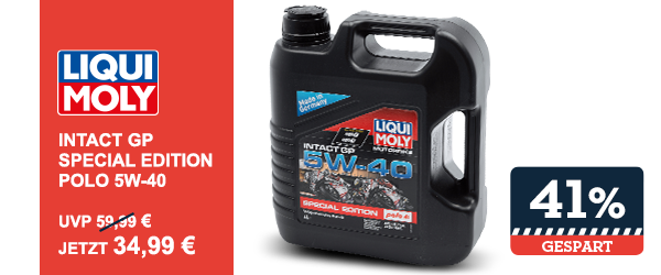 EXKLUSIV BEI POLO: LIQUI MOLY INTACT GP SPECIAL EDITION POLO 5W-40