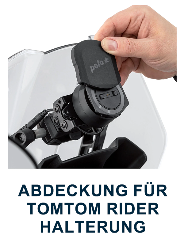 ABDECKUNG FÜR TOMTOM RIDER HALTERUNG