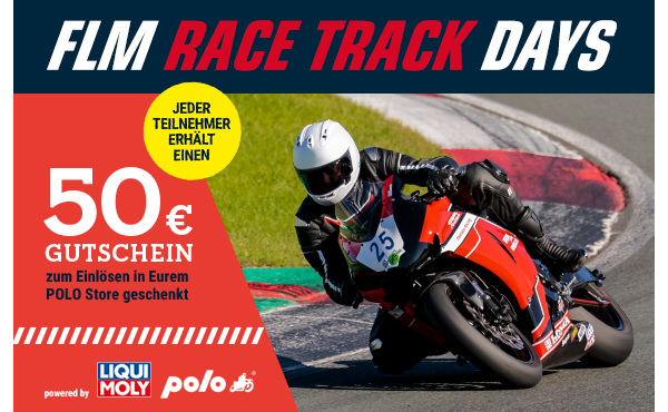 FLM RACE TRACK DAYS - Meld Dich jetzt an