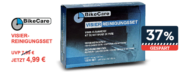 BIKECARE VISIER-REINIGUNGSTÜCHER 10ER PACK