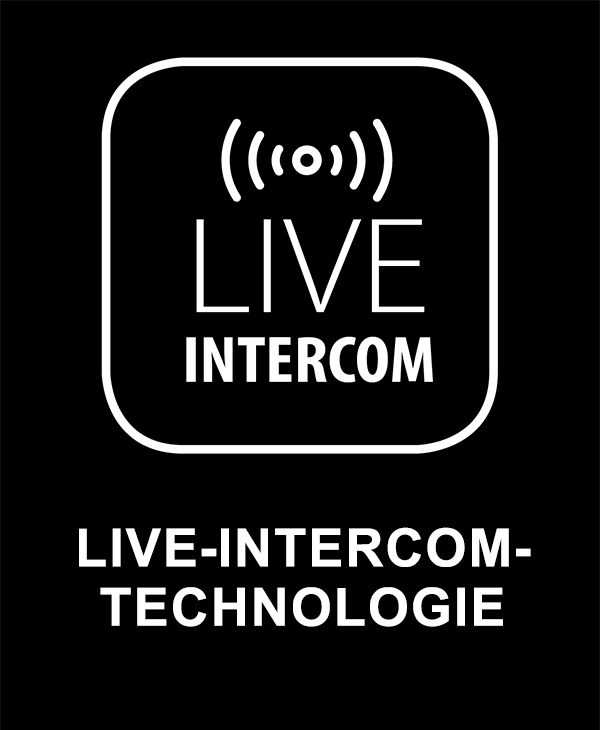 Live-Intercom-Technologie inklusive Auto-Reconnect Funktion